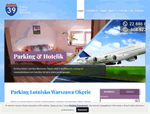 Tablet Screenshot of parking-lotnisko39.pl